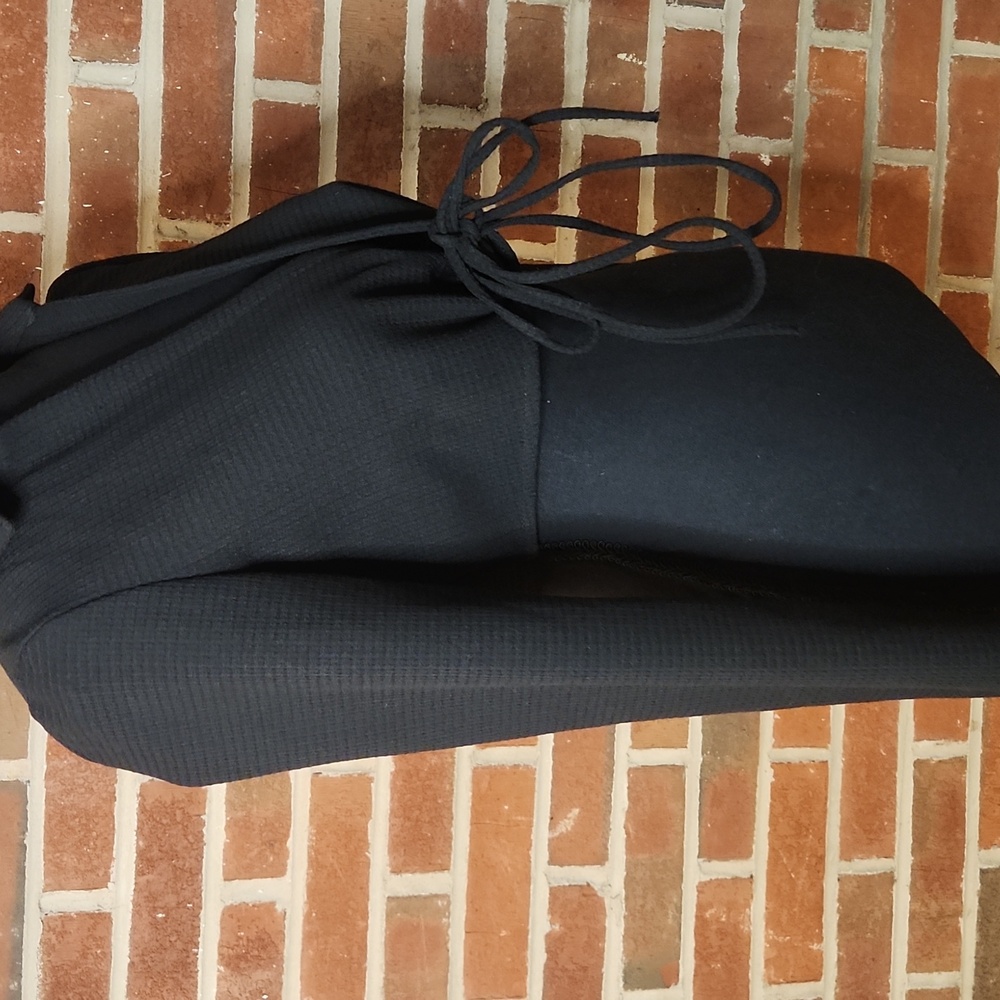 Zara Black Long Sleeve Crop Top, XS - Picture 5 of 7
